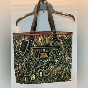 Juicy Couture Penny Nylon Camo Shoulder Bag New with Tags
